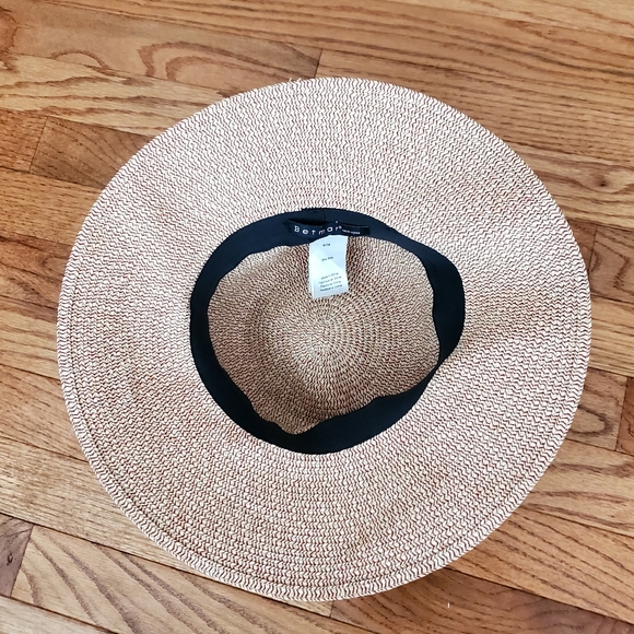 ❤️Last Chance !!Betmar New York Gossamer Packable Straw Sun Hat - Picture 5 of 9